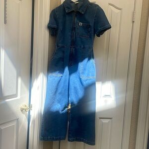 Lucy and Yak denim boiler suit US size 8 UK size 12 NWOT